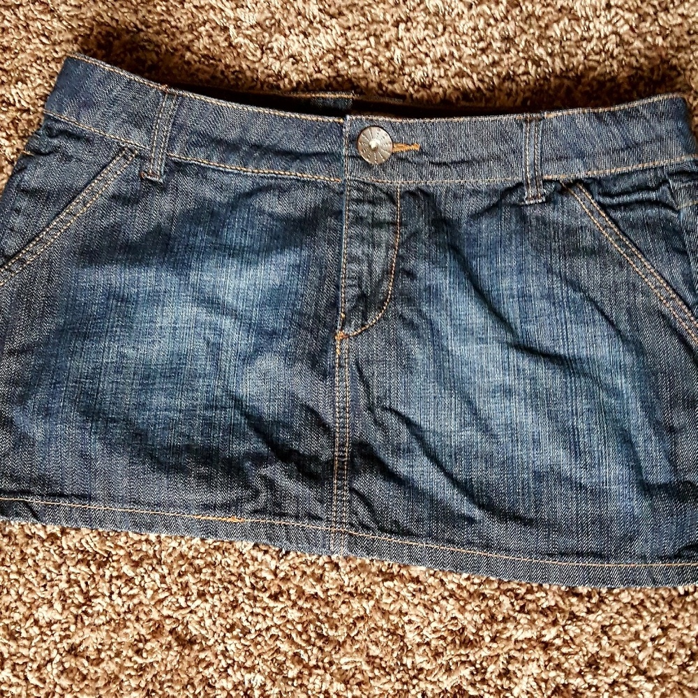 No Boundaries Mini Jean Skirt